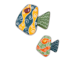 AQ 14 - PESCE ROMBO II MISURA (20x20 CM)  AQ 15 - PESCE ROMBO I MISURA (12x12 CM)