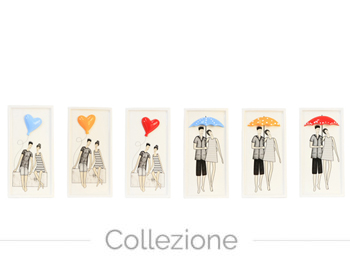 LVC 05 COLLEZIONE QUADRETTI LOVE 6 PZ