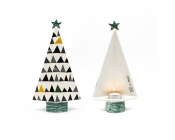 NT 61-TR ALBERO TEA-LIGHT TRIANGOLI(15X26.5 CM)