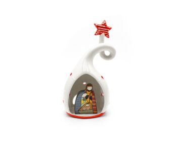 NT002-RR PRESEPE ZUCCHETTA RESTYLING STELLA ROSSA I MISURA (H 23 CM) (3)