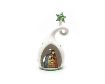NT002-RV PRESEPE ZUCCHETTA RESTYLING STELLA VERDE I MISURA (H 23 CM)