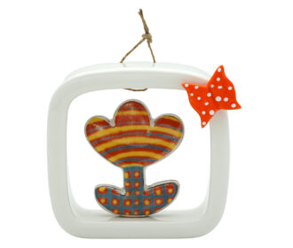 FR 20-TR-V VIDEO FIORE TRIFOGLIO VINTAGE I MISURA 10,50 X 10.30 CM