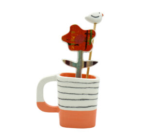 FR 22-ST-M - TAZZA FIORE STELLA MODERNO 11X17 CM
