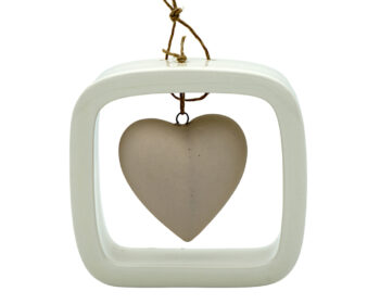 LV 23-SB-O VIDEO CUORE OPACO SABBIA10,50 X 10,30 CM